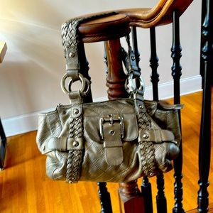 Vintage bronze Isabella Fiore tote/shoulder bag